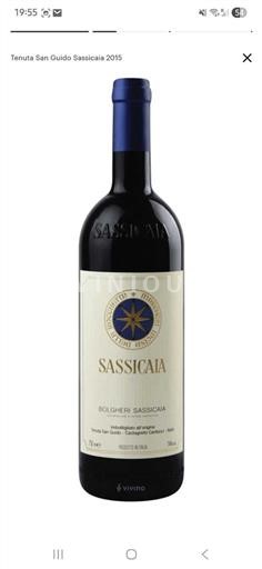 Toscana Ikke specificeret Tenuta San Guido Sassicaia 2010