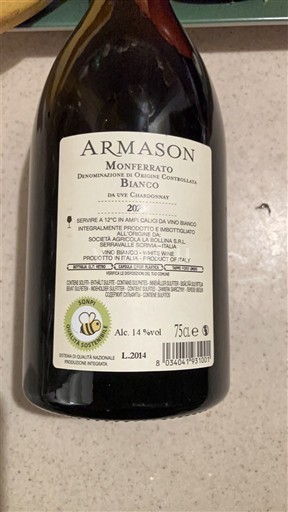 Piemonte Monferrato Armason Chardonnay 2023