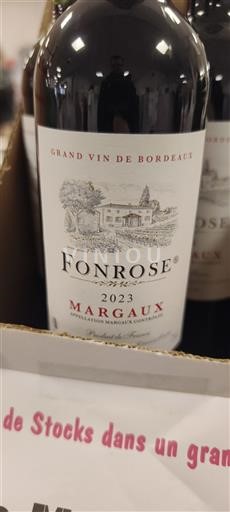 Bordeaux Margaux Fonrose 2023
