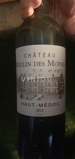 Bordeaux Haut-Médoc Château Moulin des Moines 2012