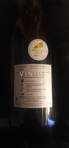 Sud-Ovest Saint-Sardos Domaine Cadis Vendange manuelle 2018