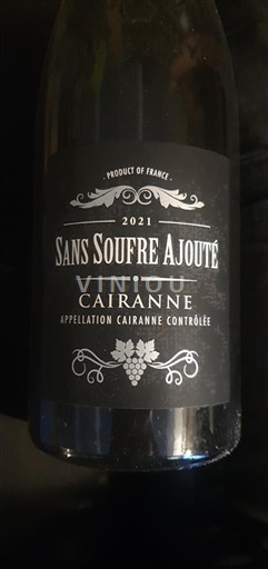 Údolí Rhôny Cairanne Sans Soufre Ajouté 2021