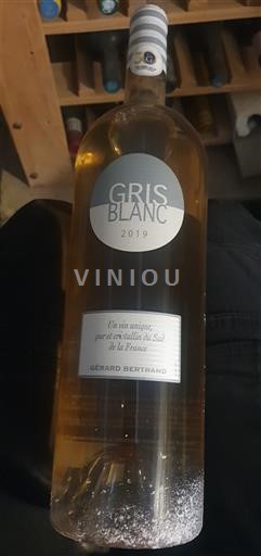 Languedoc a Roussillon Pays d'Oc Gérard Bertrand Gris Blanc 2019
