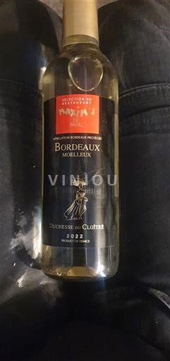 Bordeaux Ni doloceno Duchesse du Cloitre 2022