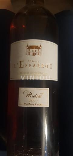 Roussillon Muscat de Rivesaltes Château L'Esparrou Muscat 2011