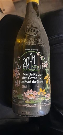 Languedoque Não especificado Les Coteaux du Pont du Gard Vin Primeur 2001
