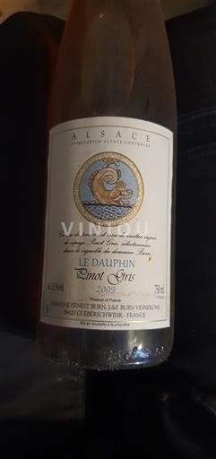 Alsace Domaine Ernest Burn Le Dauphin 2009