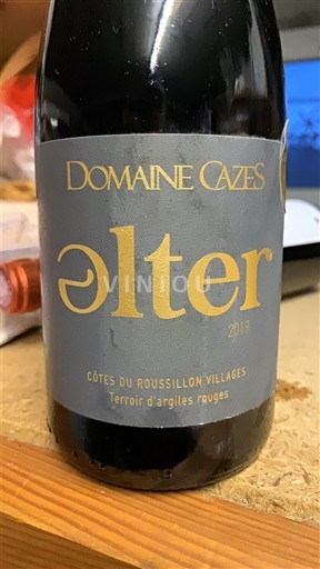 Roussillon Côtes du Roussillon Villages Domaine Cazes Alter 2019