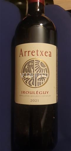 Sudoeste Irouléguy Domaine Arretxea Rouge arretxea 2021