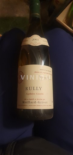 Burgundsko Rully Moillard Grivot Récolte vintage 2003