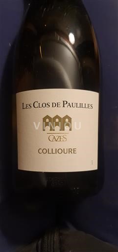 Vinos Blanc sec Les Clos de Paulilles 2020 Francia Rosellón Collioure AOC