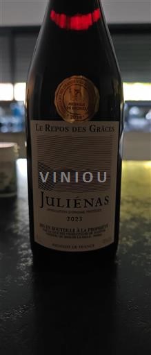 Vin Rouge sec Le Repos des Grâces 2023 France Beaujolais Juliénas AOC