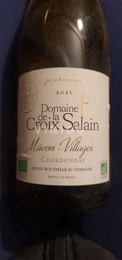 Bourgogne Mâcon og mâcon-landsbyer Domaine La Croix Salain Chardonnay 2021