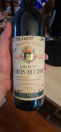 Bordeaux Saint-Émilion Grand Cru Grand Cru Château Larcis Ducasse 2001