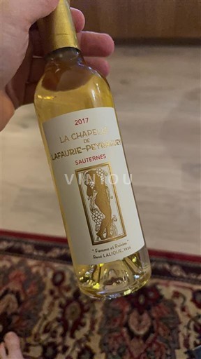 Bordeaux Sauternes Lafaurie-Peyraguey La Chapelle de Lafaurie-Peyraguey 2017