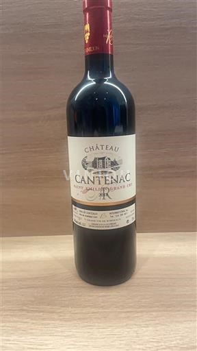 Bordeaux Saint-Émilion Grand Cru Grand Cru Château Cantenac 2018