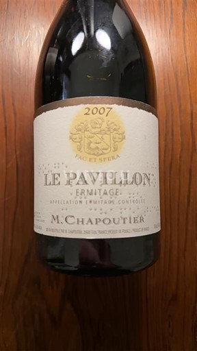 Рона долина Ермитаж M. Chapoutier Le Pavillon 2007