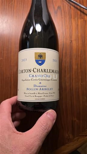 Burgundy Corton-Charlemagne Grand Cru Domaine Follin-Arbelet 2023