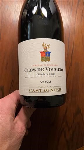 Burgundy Clos-de-Vougeot Grand Cru Domaine Castagnier 2023