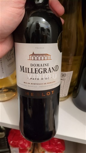 Languedoc a Roussillon Pays d'Oc Domaine Millegrand Merlot 2018