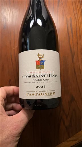 Burgundi Clos-saint-denis Grand Cru Domaine Castagnier 2023
