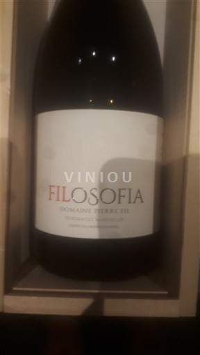 Viner Rouge sec Filosofia Domaine Pierre Frick 2024 Frankrike Alsace Vin de France