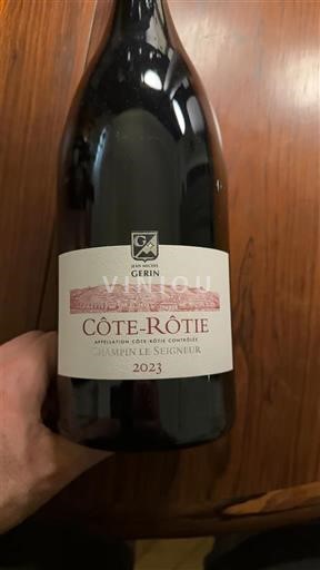 Víno Rouge sec Chiapin Le Seigneur Gérin 2023 Francie Údolí Rhôny Côte-rôtie AOC