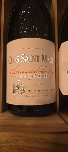 Rona dolina Châteauneuf-du-Pape Clos Saint Michel 2022