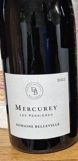 Burgund Mercurey Domaine Belleville Les Perrières 2022