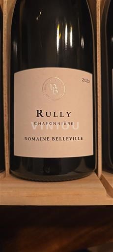 Rượu vang Rouge sec Chaponnière Domaine Belleville 2022 Pháp Bourgogne Rully AOC
