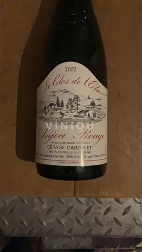 Valle del Loira Anjou Le Clos de l'Elu Anjou Rouge 2002