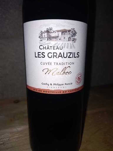 Sydvestfrankrig Cahors Château Les Grauzils Tradition Malbec 2020
