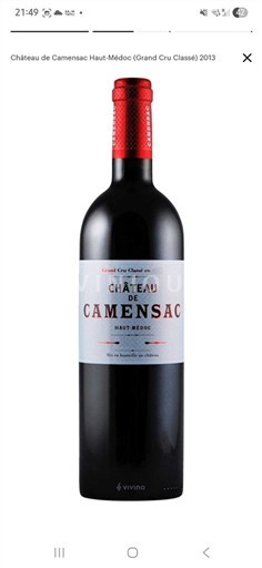 Bordeaux Haut-Médoc Grand Cru Classé Château Camensac 2013