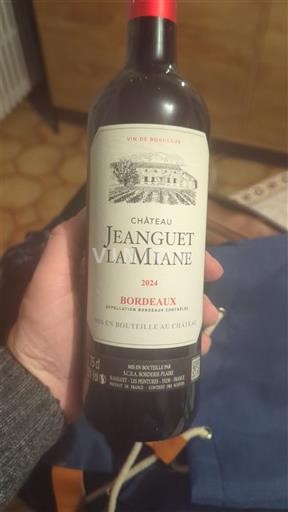 Bordeaux Château Jeanguet La Miane 2024