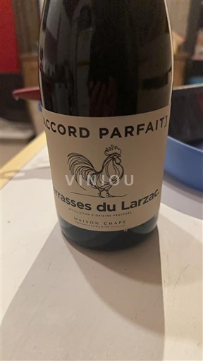 Weine Rouge sec Accord Parfait Maison Chazé Non millésimé Frankreich Languedoc Terrasses-du-Larzac AOC