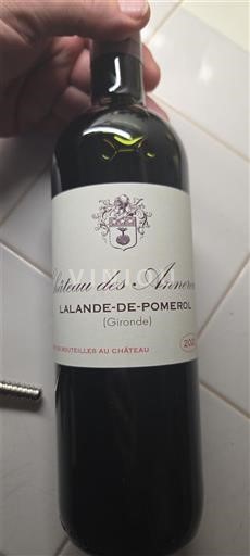 Rượu vang Rouge sec Château S Annereaux 2021 Pháp Bordeaux Lalande-de-pomerol AOC