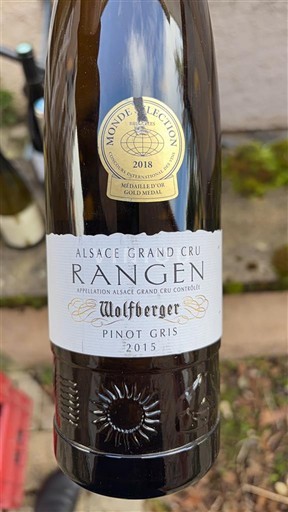 Alsacia Nespecificat Grand Cru Wolfberger 2015