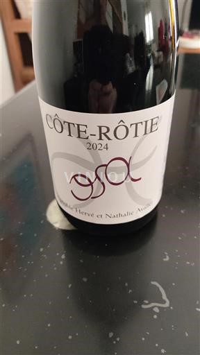 Verërat Rouge sec Osa Vignoble Hervé et Nathalie Avallet 2024 Francë Lugina e Ronës Côte-rôtie AOC