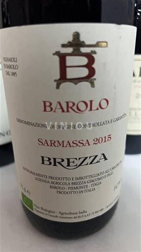 Piemonte Barolo Brezza Sarmassa 2015