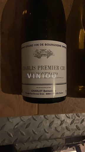 Burgundsko Chablis Premier Cru Charlet Bernard Les Montmains 2004
