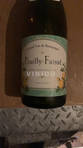 Burgundy Pouilly-Fuissé Jean Batiste Bejot 2001