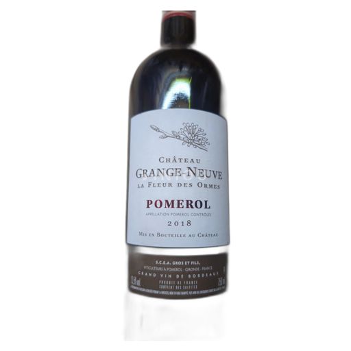 Bordeaux Pomerol Château Grange-Neuve La Fleur des Ormes 2018