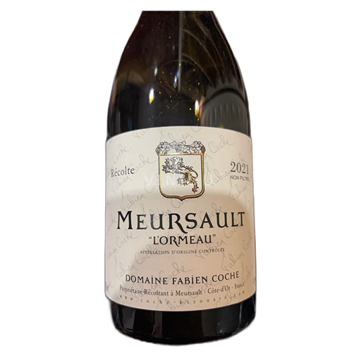 Bourgogne Meursault Domaine Fabien Coche Ormeau 2021