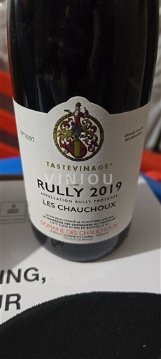 Bourgogne Rully Domaine S Chauchoux Les Chauchoux 2019