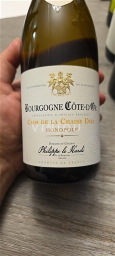Víno Blanc sec Clos de la Chaise Dieu Monopole Domaine Château Philippe le Hardi 2024 Francie Burgundsko Burgundsko Côte d'Or AOC