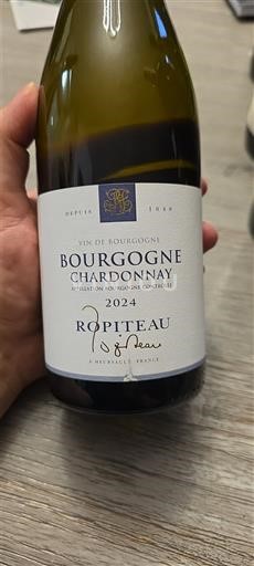 Vinhos Blanc sec Ropiteau 2024 França Borgonha Borgonha Chardonnay AOC
