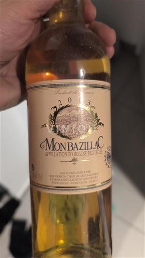 Vina Blanc moelleux Producteur à Monbazillac 2003 Francija Jugozahod Monbazillac AOC