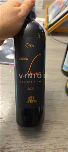 Vénétie Soave Gini Contrada Salvarenza Vecchie Vigne 2021