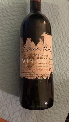 Bordeaux Château Malagar 1971