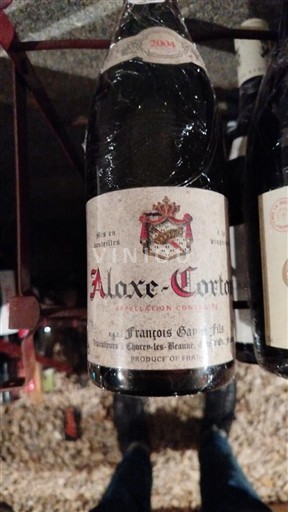 Vin Rouge sec François Gay et Fils 2004 France Bourgogne Aloxe-Corton AOC